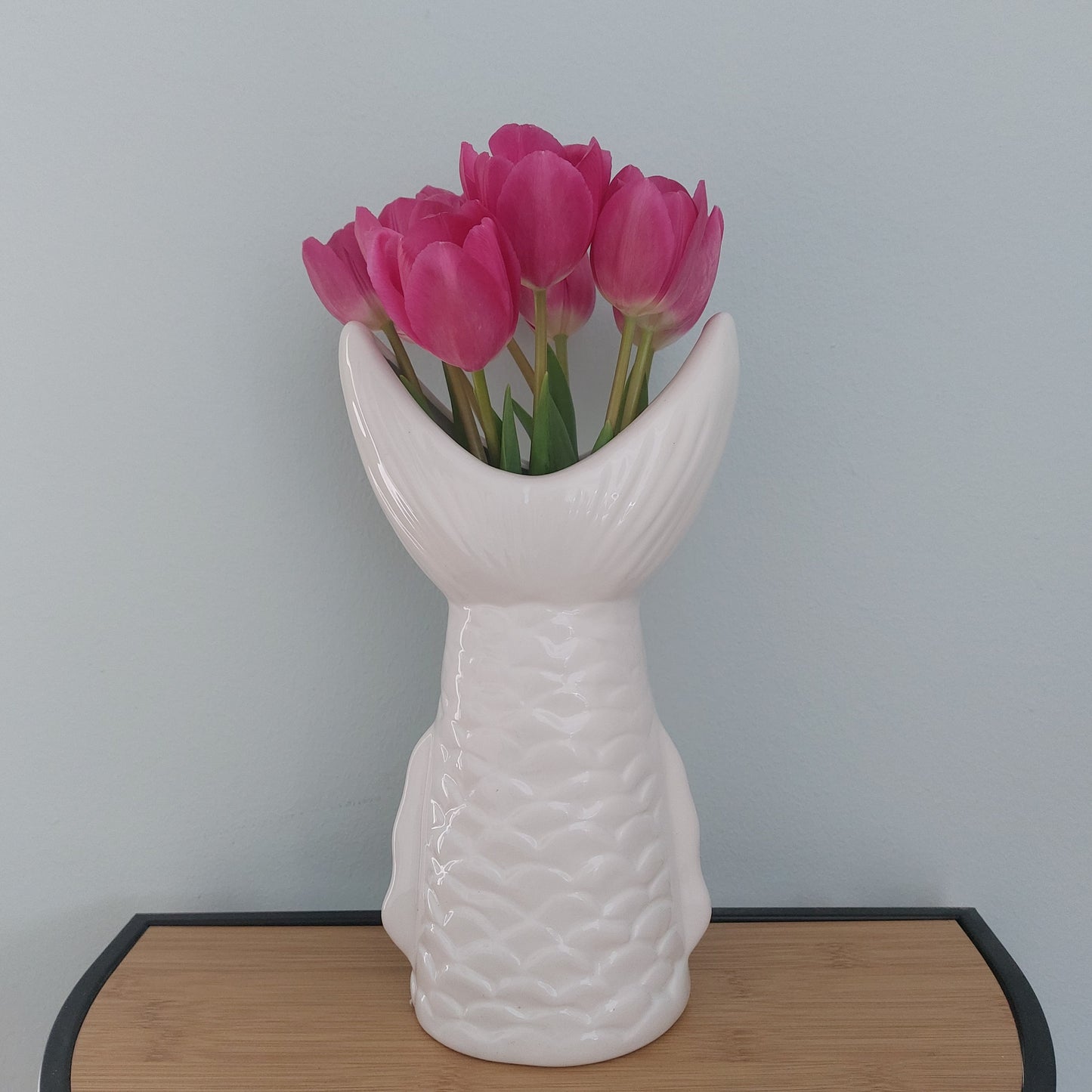 Fischvase "Sea", weiß